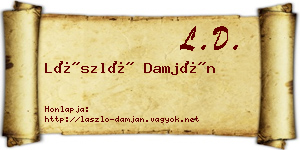 László Damján névjegykártya