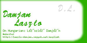 damjan laszlo business card